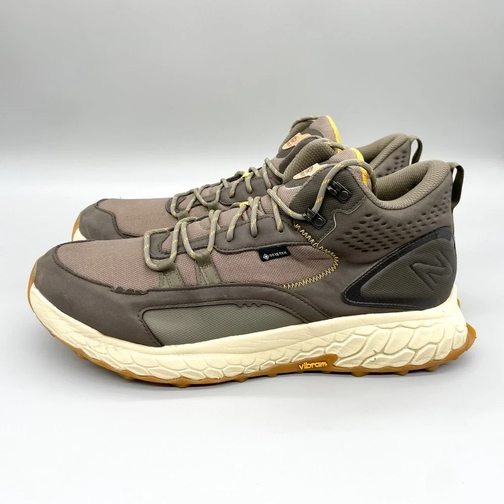 New Balance Fresh Foam Hierro Mid GTX Hiking Boots Mens 13 Brown Trail Running
